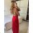 Langes, elegantes, trägerloses Sommerkleid für Damen (Einheitsgröße S/M) ITALIAN FASHION IMPBB24H6536