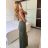 Langes, elegantes, trägerloses Sommerkleid für Damen (Einheitsgröße S/M) ITALIAN FASHION IMPBB24H6536