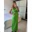 Langes, elegantes, trägerloses Sommerkleid für Damen (Einheitsgröße S/M) ITALIAN FASHION IMPBB24H6536