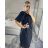 Women's Summer Lace Short Sleeve Dress (S/M ONE SIZE) ITALIAN FASHION IM423271/DU