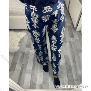 Nohavice dlhé letné icecool dámske (S/M ONE SIZE) TALIANSKA MÓDA IMM24M9078-11/DR