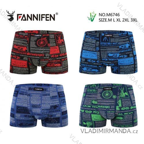 Boxerky bavlněné pánské (M-3XL) PESAIL PES24M6746