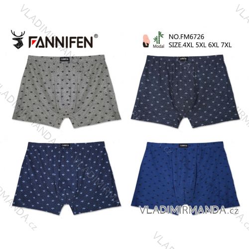 Men's cotton boxers (4XL-7XL) PESAIL PES24FM6726