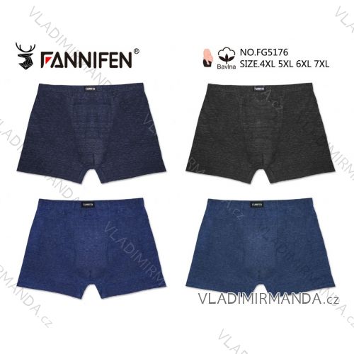 Men's cotton boxers (4XL-7XL) PESAIL PES24FG5176