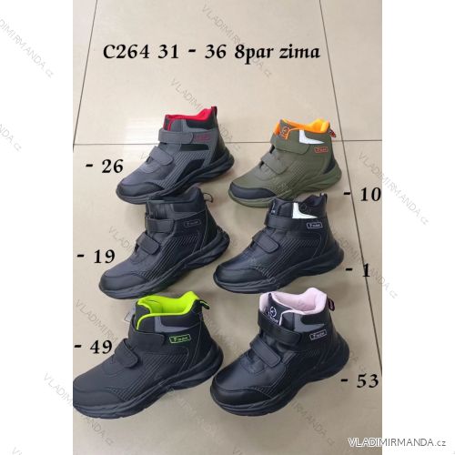Topánky členkové detské chlapčenské a dievčenské (31-36) FSHOES OBUV OBF24C264