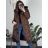 LHD-S-603 Women's Quiksilver Quilt LHD Fashion (s-xl) S Brown