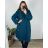 Women's Long Sleeve Alpaca Coat (S/M/L ONE SIZE) ITALIAN FASHION IMWCW23010
