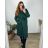 Damen-Button-Down-Mantel (L/XL EINHEITSGRÖSSE) ITALIAN FASHION IM323AMANDA -   schwarz -   M / L