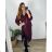 Zippered extended sweatshirt dress long sleeve women (uni m / xl) ITALIAN FASHION IM520351