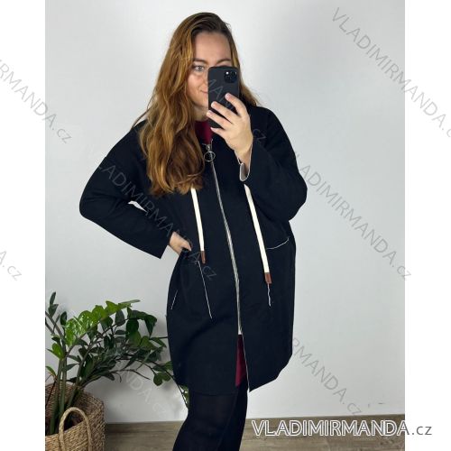 Women's elegant party long sleeve dress (S/M ONE SIZE) ITALIAN FASHION IM322282 56/58 black