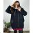 Women's elegant party long sleeve dress (S/M ONE SIZE) ITALIAN FASHION IM322282  black