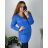 Sommerkleid Langarm geblümte Damen (UNI S / L) ITALIAN FASHION IMK20150