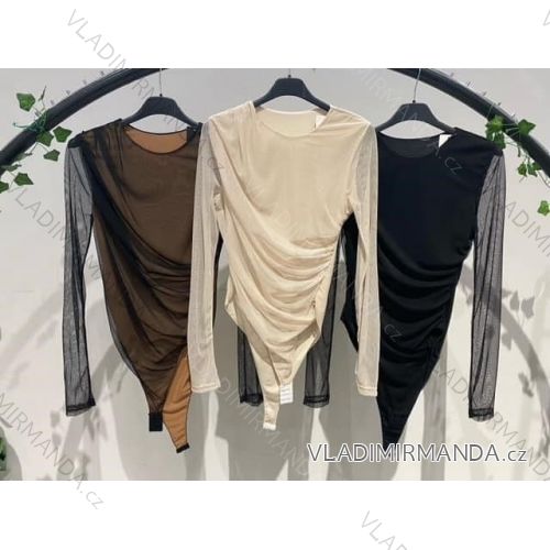 Body elegantní dlouhý rukáv dámské (S/M/L ONE SIZE) IMM24M30803