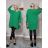 Warm gestricktes Langarmkleid für Damen in Übergröße (52/54/56 EINHEITSGRÖSSE) ITALIAN FASHION IM424637