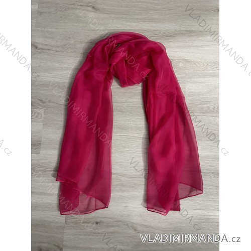 Šátek lehký dámská (ONE SIZE) DELFIN DEL24WJ-085/DR ONE SIZE tmavě růžová