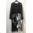 Šaty dlouhé teplé dlouhý rukáv dámské (S/M/L ONE SIZE) ITALSKÁ MÓDA IMPNF24MY-1558H