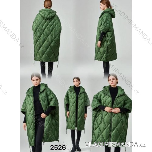 Women's Plus Size Hooded Jacket (XL/2XL ONE SIZE) ITALIAN FASHION IM422684 Type in a note L