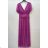 Long glittery dress, short sleeves, women's (S/M/L ONE SIZE) ITALIAN FASHION IMPSH2423589