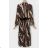 Šaty dlhé elegantný dlhý rukáv dámske (S/M/L ONE SIZE) TALIANSKA MÓDA IMPES24ARIANNA zelená khaki S/M/L
