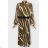 Šaty dlhé elegantný dlhý rukáv dámske (S/M/L ONE SIZE) TALIANSKA MÓDA IMPES24ARIANNA zelená khaki S/M/L