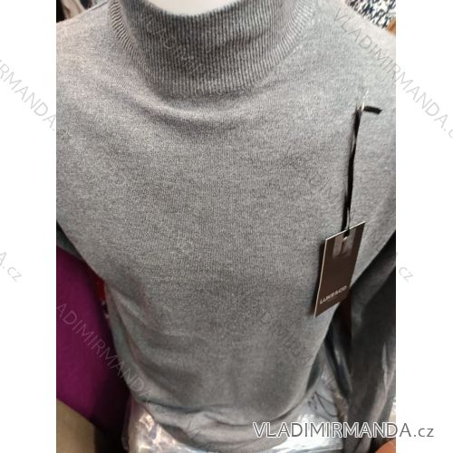 Svetr upletový tenký rolák stojacek dlouhý rukáv pánské  (S-2XL) ROLPANJ-663
