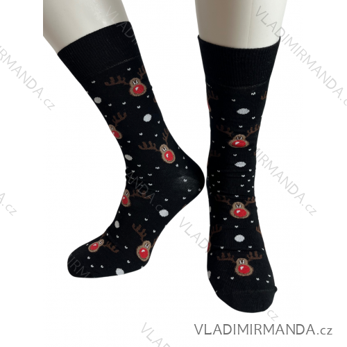 Ponožky veselé  pánské (42-46) POLSKÁ MÓDA DPP21299 42-46 black