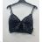 Women's Sleeveless Lace Crop Top (S/M ONE SIZE) ITALIAN FASHION IMPSH233208