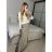Sukně dlouhá saténová dámská (S/M ONE SIZE) IMM24M67072