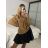 Women's elegant party long sleeve dress (S/M ONE SIZE) ITALIAN FASHION IM322282 -   růžová fuchsiová -   S/M/L