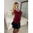 Women's elegant party long sleeve dress (S/M ONE SIZE) ITALIAN FASHION IM322282 -   růžová fuchsiová -   S/M/L