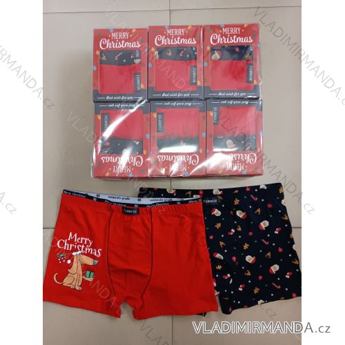 Boxerky vánoční pánské (M-3XL) PESAIL PES24VANOCE