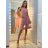 Šaty elegantní letní bez rukávu dámské (S/M/L ONE SIZE) ITALSKÁ MÓDA IM322SIMONE/DR green S/M/L
