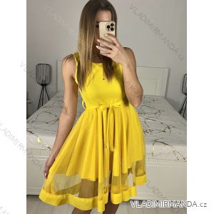 Women's Elegant Summer Sleeveless Dress (S/M/L ONE SIZE) ITALIAN FASHION IM322SIMONE/DR