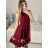 Šaty elegantní letní bez rukávu dámské (S/M/L ONE SIZE) ITALSKÁ MÓDA IM322SIMONE/DR green S/M/L