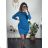 Women's Plus Size Long Warm Long Sleeve Dress (50/52/54 ONE SIZE) ITALIAN FASHION IM424636
