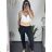 Women's elegant long pants (uni s-l) ITALIAN MODA IM720021