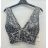 Women's Sleeveless Lace Crop Top (S/M ONE SIZE) ITALIAN FASHION IMPSH233208