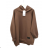 Mikina teplá s kapucí dlouhý rukáv dámská (S/M/L ONE SIZE) ITALSKÁ MÓDA IMPLI2495160