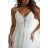Women's Plus Size (42-46) Long Elegant Party Sleeveless Dress POLISH FASHION PMLBC23265-10 white 34