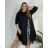 Šaty oversize s flitrami 3/4 dlhý rukáv dámske nadrozmer (48/50/52 ONE SIZE) TALIANSKA MÓDA IM424761