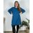 Hoodie Velvet Hooded Long Sleeve Damen Plus Size Dress (L/XL/2XL ONE SIZE) ITALIAN FASHION IM4221269