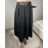 Sukně dlouhá s páskem dámská (S/M/L ONE SIZE) ITALSKÁ MÓDA IMM24M7755-1/DR S/M Černá