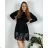 Lässiges 3/4-Langarmkleid für Damen (40/42/44 EINHEITSGRÖSSE) ITALIAN FASHION IMPLI2420575