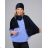 Reißverschluss Kapuzen Langarm Damen Oversized (3XL-8XL) POLISH FASHION PMWT21T21-69