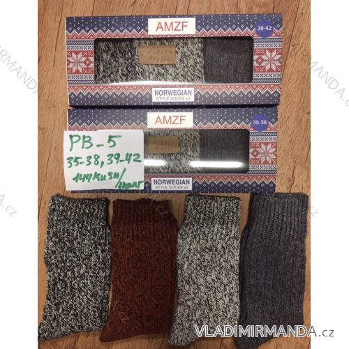 Ponožky pletené dámské (35-38, 39-42) AMZF AMZF24PB-5
