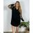 Women's Long Chiffon Short Sleeve Dress (S/M ONE SIZE) ITALIAN FASHION IMWGS231048