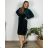 Women's Long Chiffon Short Sleeve Dress (S/M ONE SIZE) ITALIAN FASHION IMWGS231048