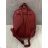 Backpack women's (ONE SIZE) ITALIAN FASHION IM2620A173 wine ONE SIZE