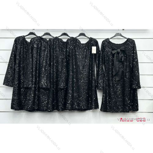 Women's Long Chiffon Short Sleeve Dress (S/M ONE SIZE) ITALIAN FASHION IMWGS231048