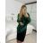 Women's elegant party long sleeve dress (S/M ONE SIZE) ITALIAN FASHION IM322282